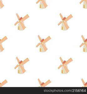 Windmill pattern seamless background texture repeat wallpaper geometric vector. Windmill pattern seamless vector