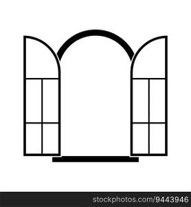 Window icon vector illustration symbol design
