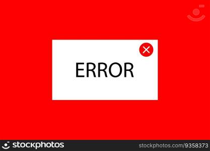 Window operating system error warning. Vector illustration. stock image. EPS 10.. Window operating system error warning. Vector illustration. stock image.