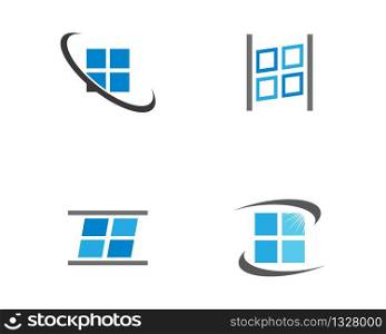 Window vector icon illustration design