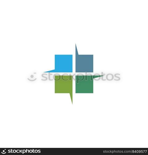 Windows logo icon design illustration template vector