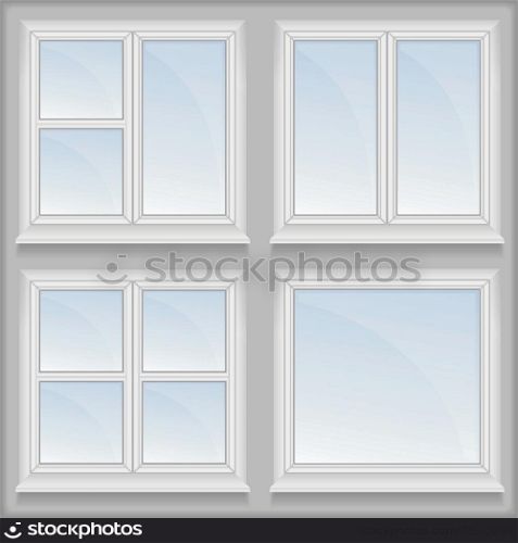 Windows with sills