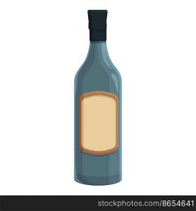 Wine bottle icon cartoon vector. Cellar winery. Drink store. Wine bottle icon cartoon vector. Cellar winery