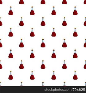 Wine bottle pattern seamless vector repeat for any web design. Wine bottle pattern seamless vector