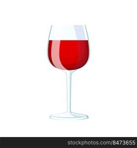 wine cup cartoon vector. glass, red wineglass, alcohol drink, merlot liquid wine cup vector illustration. wine cup cartoon vector illustration
