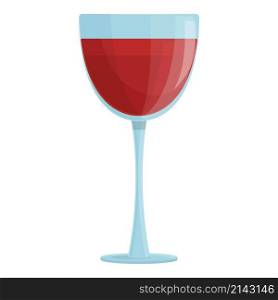 Wine glass icon cartoon vector. Wineglass cup. Red alcohol. Wine glass icon cartoon vector. Wineglass cup