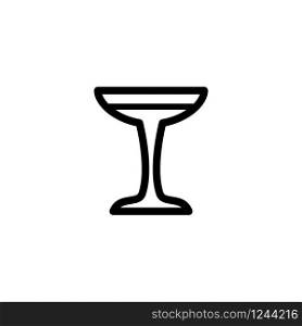 Wine glass icon design vector template