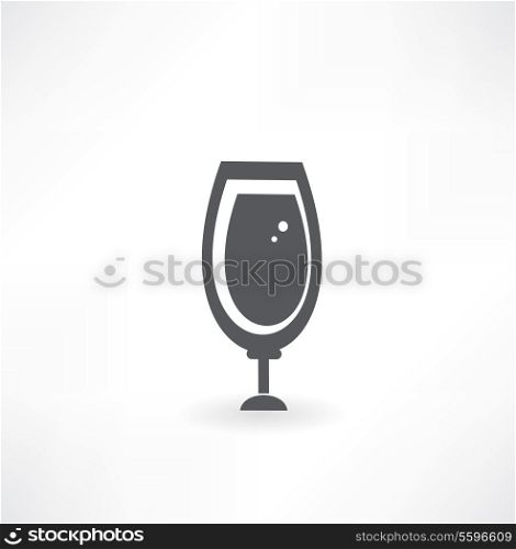 Wine Glass Icon in Vector Format