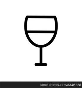 Wine glass icon on white background. Vector illustration. Stock image. EPS 10.. Wine glass icon on white background. Vector illustration. Stock image. E