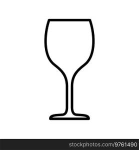 Wine Glass icon vector design templates isolated on white background