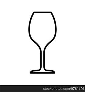 Wine Glass icon vector design templates isolated on white background