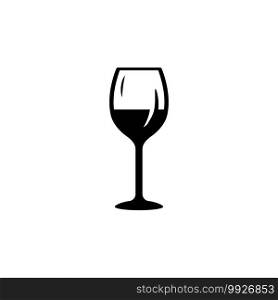 wine glass icon vector design trendy