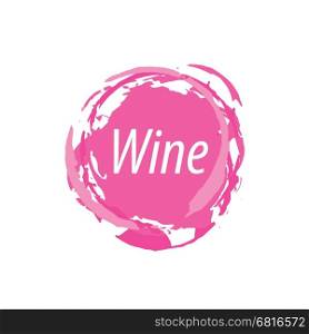 Wine logo imprint. Wine logo design template. Vector illustration of icon