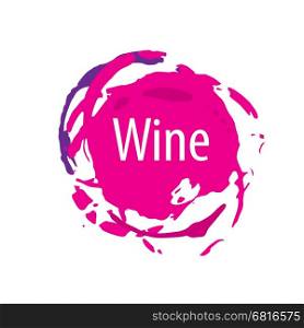 Wine logo imprint. Wine logo design template. Vector illustration of icon