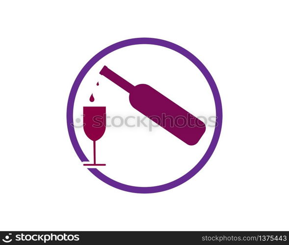 Wine Logo Template vector design