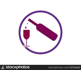 Wine Logo Template vector design