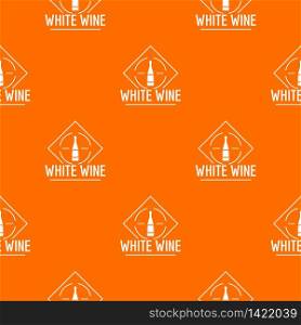 Wine pattern vector orange for any web design best. Wine pattern vector orange