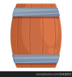 Wine wood barrel icon cartoon vector. Glass sommelier. Alcohol bottle. Wine wood barrel icon cartoon vector. Glass sommelier