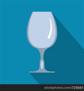 Wineglass icon. Flat illustration of wineglass vector icon for web. Wineglass icon, flat style