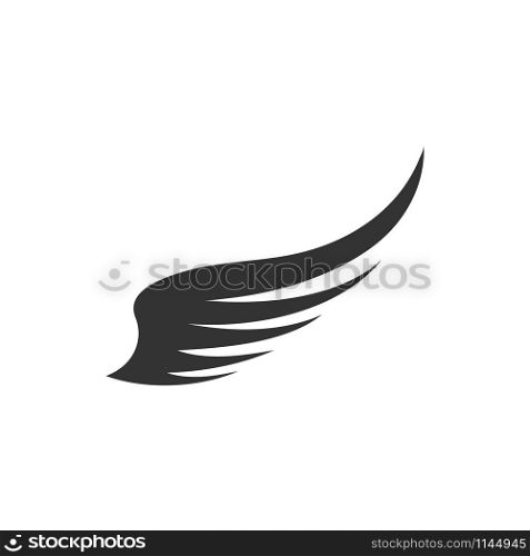 Wing icon design template vector isolated illustration. Wing icon design template vector isolated