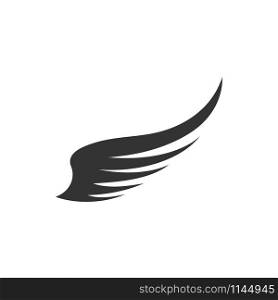 Wing icon design template vector isolated illustration. Wing icon design template vector isolated