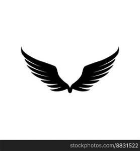 wing icon vector illustrtation symbol design