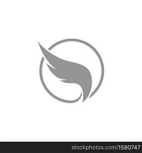 Wing illustration logo and symbol vector design
