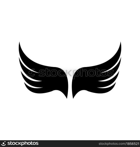 Wing illustration logo vector design