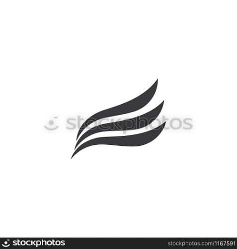 Wing logo and symbol vector ilustration