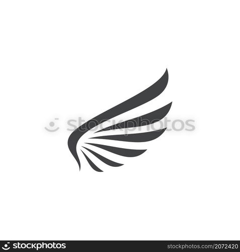 Wing logo icon vector illustration