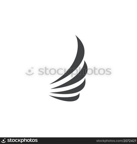 Wing logo icon vector illustration