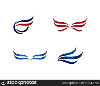 wing logo symbol for a professional designer