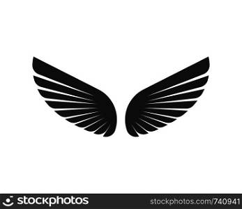 wing logo symbol icon vector illustration template
