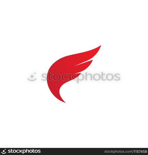 Wing Logo Template vector icon design