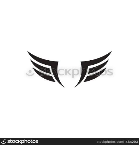 Wing Logo Template vector icon illustration design