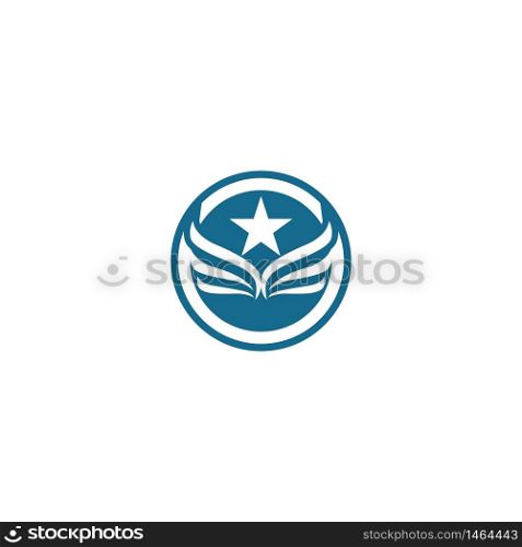 Wing Logo Template vector icon illustration design