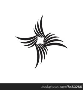 Wing  Logo Template vector icon illustration design