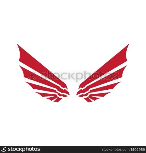 Wing logo vector icon design