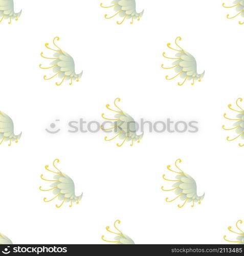 Wing pattern seamless background texture repeat wallpaper geometric vector. Wing pattern seamless vector