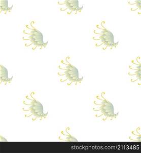 Wing pattern seamless background texture repeat wallpaper geometric vector. Wing pattern seamless vector