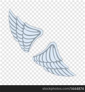 Wings icon. Cartoon illustration of wings vector icon for web. Wings icon, cartoon style