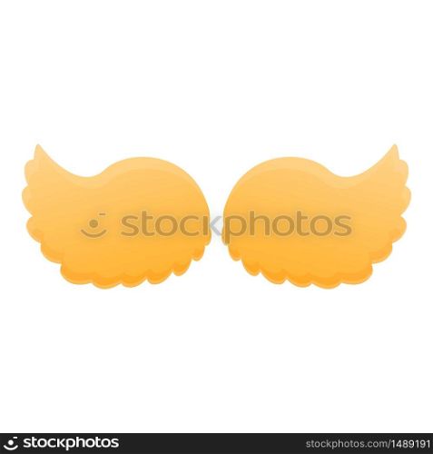 Wings icon. Cartoon of wings vector icon for web design isolated on white background. Wings icon, cartoon style