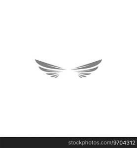 Wings logo Royalty Free Vector Image