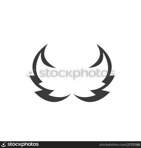 wings vector icon element concept design template