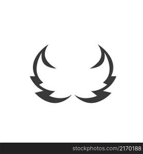 wings vector icon element concept design template
