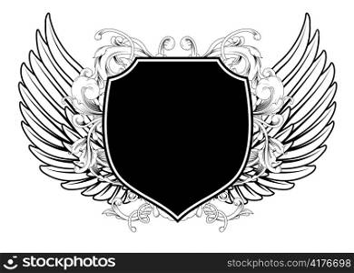 wings with shield