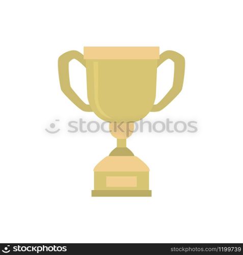 winner&rsquo;s cup,isolated on white background,flat vector illustration