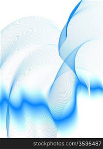 winter abstract background, vector blur effect