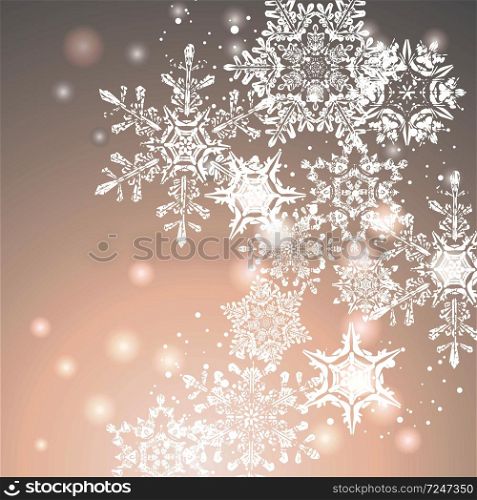 Winter abstract Christmas Background.Vector illustration.