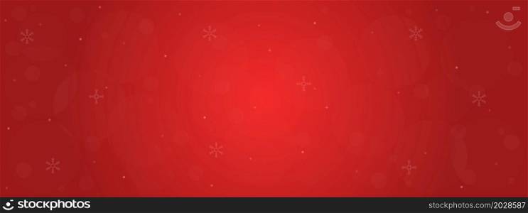 Winter background. Falling snowflakes on a red background. Christmas and New Year background. Snowfall texture. Vector illustration